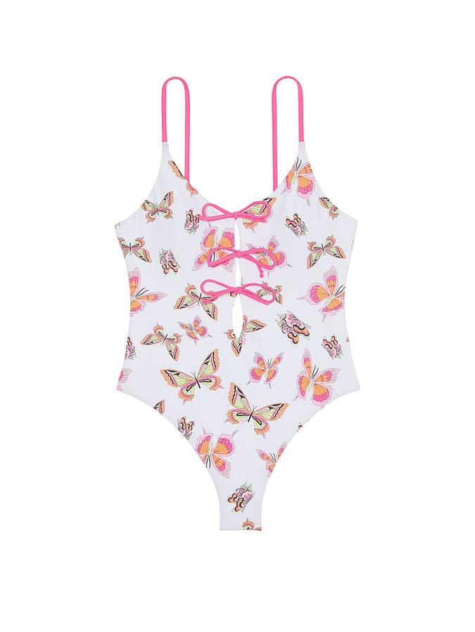 Front-Tie One-Piece Swimsuit