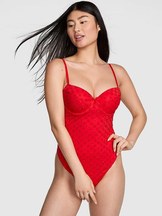 Nova Eyelet One-Piece Swimsuit