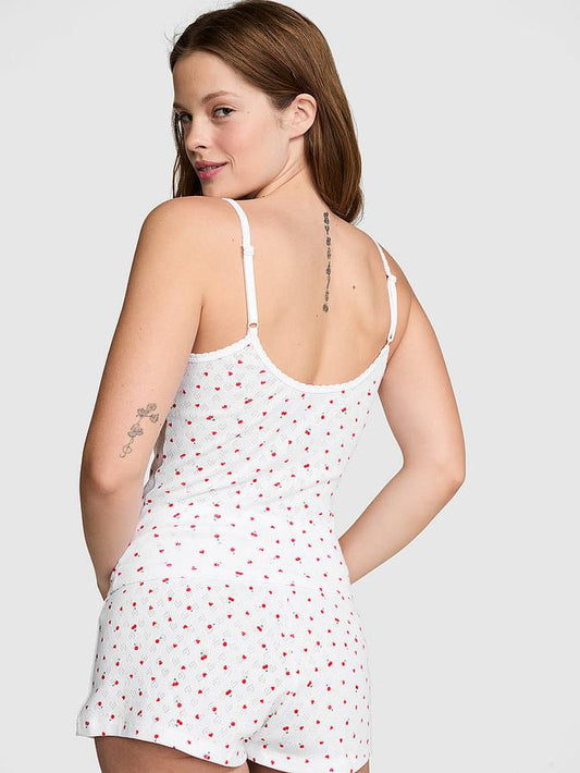 Cotton Heart Pointelle Cami