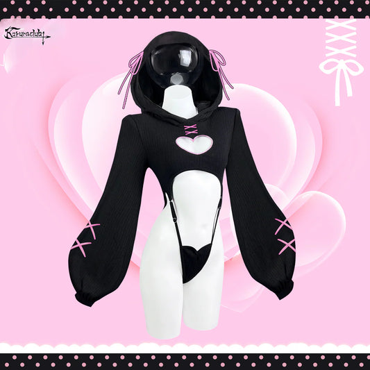 HEART HOLLOW BODYSUIT