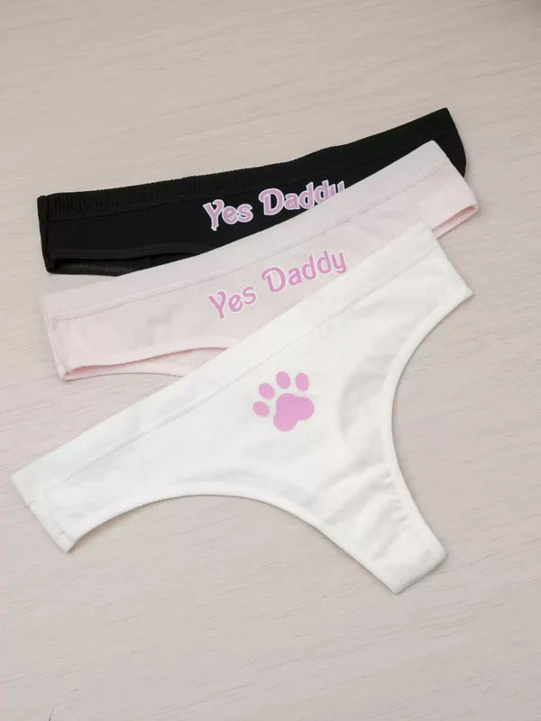 Sexy cat paw underwear